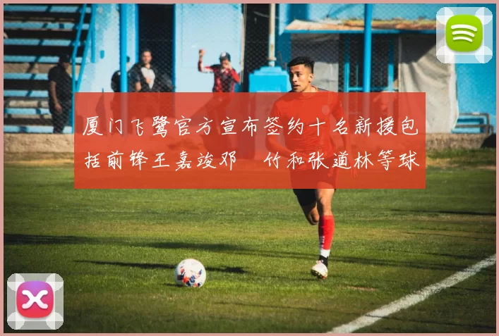 厦门飞鹭官方宣布签约十名新援包括前锋王嘉竣邓棽竹和张道林等球员